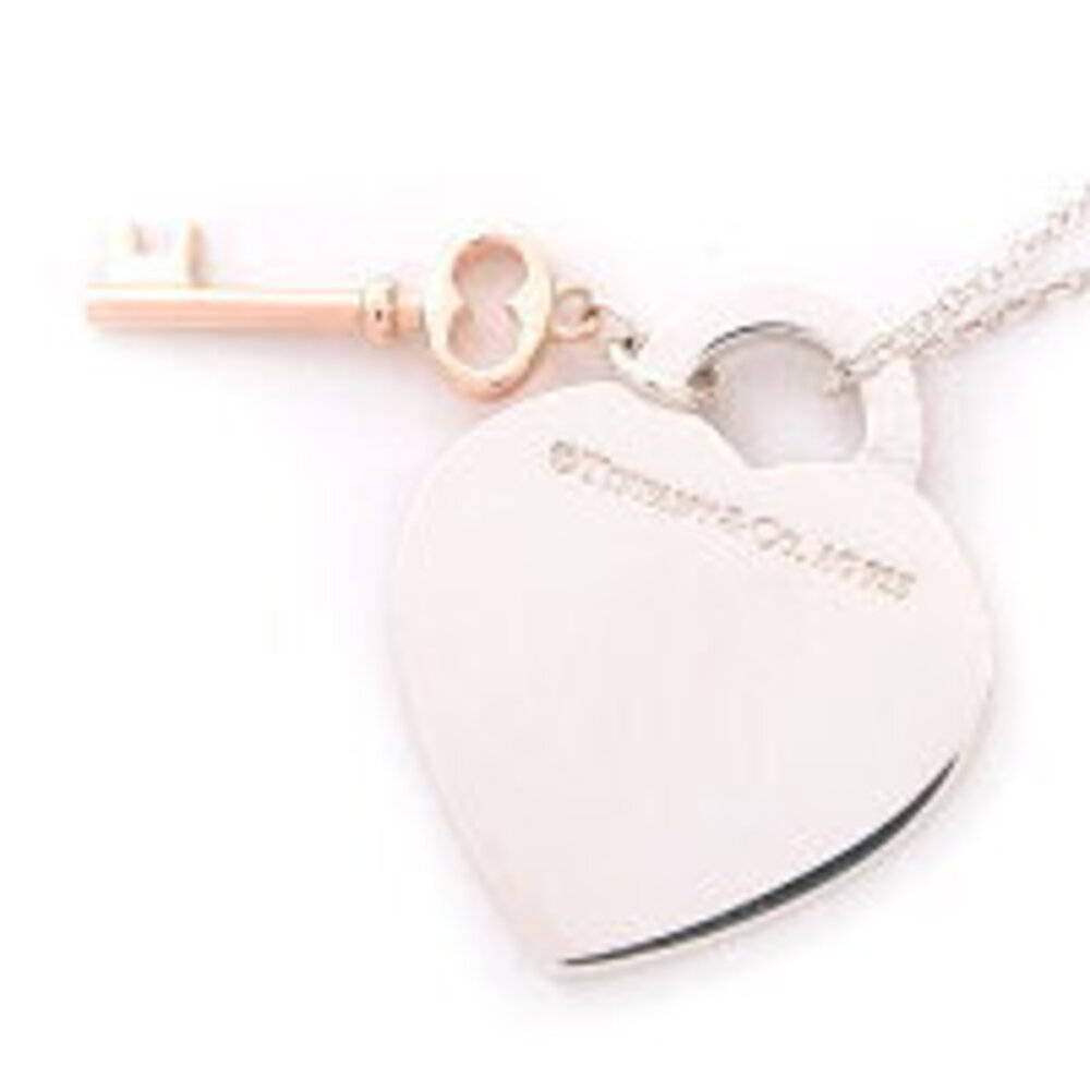 Tiffany to Heart Key Pendant Necklace Silver - Picture 3 of 8